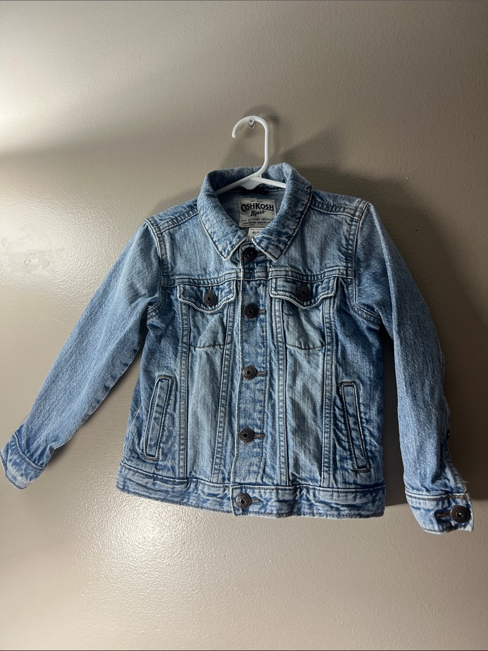OshKosh B'gosh Classic Light Wash Kids Denim Jacket